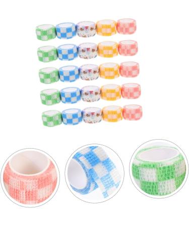Beaupretty 25pcs Elastic Finger Wraps - Sports Finger Cover Adhesive Tapes in Random Colors - 4.3x4.3x2.7CM - International Shipping Available - Buy Online on GoSupps.com
