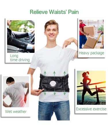 Decompression Back Belt - Strong Support for Lower Back Pain Relief | Lumbar Traction for Men & Women - Buy Online on GoSupps.com