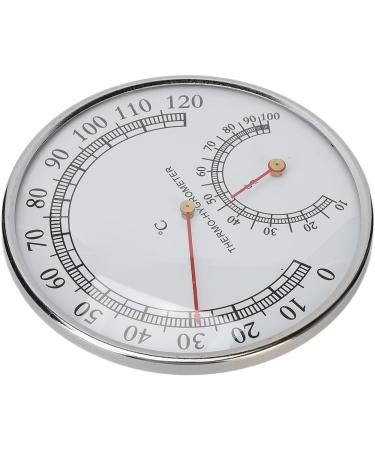 2-in-1 Thermo Hygrometer - High Accuracy Sauna Thermometer & Hygrometer 0 120 C Mechanical with Clear Scale | Worldwide Shipping - Buy Online on GoSupps.com