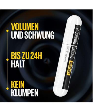 Maybelline The Colossal Curl Bounce Mascara - After Dark - Buy Online on GoSupps.com