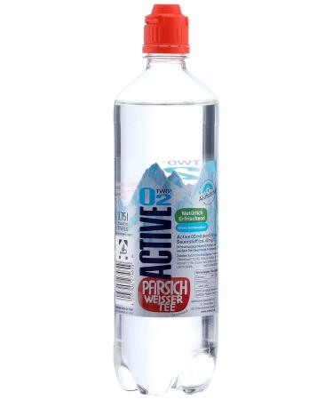 Buy Active O2 Natural Peach White Tea - Pack of 8 (Disposable 750 ml Bottles) | International Shipping Available - Buy Online on GoSupps.com