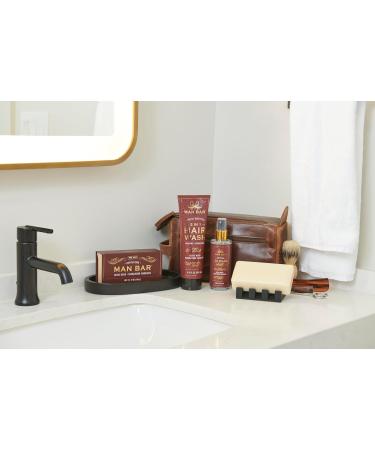 San Francisco Soap Company MAN BAR Cologne Mist Silver Sage and Bergamot - Long Lasting - Created with the Man in Mind - 6 fl oz - Buy Online on GoSupps.com