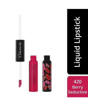 Rimmel London Provocalips 16HR Kiss Proof Lip Colour 420 Berry Seductive - 7ml - Buy Online on GoSupps.com