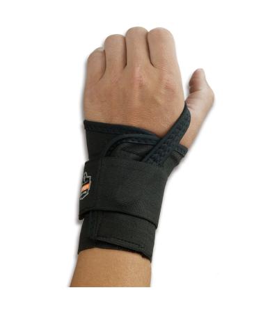 Ergodyne ProFlexMe 4000 Single Strap Wrist Support Black Right Small