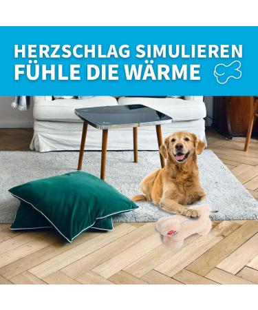 ALL FOR PAWS Puppy Heartbeat Pillow - Comforting Dog Cushion & Sleep Aid for Puppies | Plush Toy for Puppy Anxiety Relief - Buy Online on GoSupps.com
