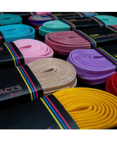 Bont Skates Waxed Laces - Gold 8mm Wide - 79 inch (200cm) - Durable Performance Laces - Buy Online on GoSupps.com