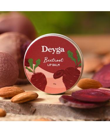 Beetroot Tinted Lip Balm - Long-Lasting Hydration for Dry & Chapped Lips | Nourishing Lip Care for Women & Men - 10g - Buy Online on GoSupps.com