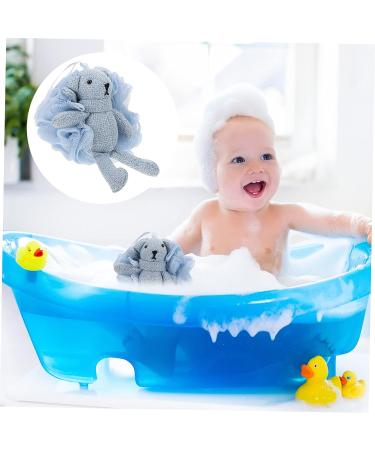 FOMIYES 2 Pcs Cartoon Kids Bath Ball & Sponge Set - Shower Back Scrubber & Body Exfoliator - Buy Online on GoSupps.com