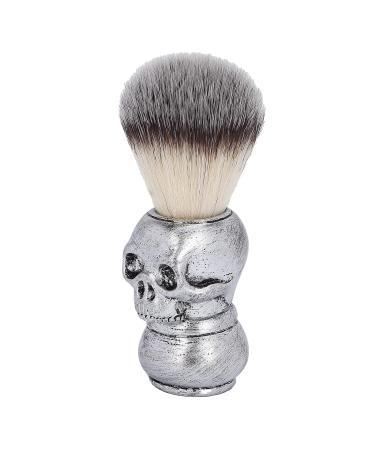 Piece Men's Shaving Brush - Skeleton Handle Beard Care Tool for Salon & Home Use (Silver) - Buy Online on GoSupps.com