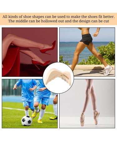 Buy Shoe Fillers - 4 Pairs of Cushioned Inserts for Too Big Shoes High Heel Pads & Toe Fillers - Perfect for Comfortable Fit - Buy Online on GoSupps.com
