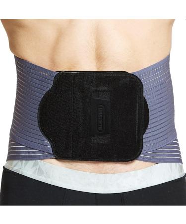 DORBI Lumbar Back Support Belt - Adjustable Waist Support with Removable Pads & Steel Rails - Size L | International Shipping - Buy Online on GoSupps.com