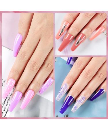 PEACECOLOR Gel Nail Kits Full Set for Beginners 15 PCS Nail Polish with 36W Lamp Kit Nail Gel Builder 10ML with Nail File Machine Basic Gel Extensions Nail Art Design Kit - Buy Online on GoSupps.com