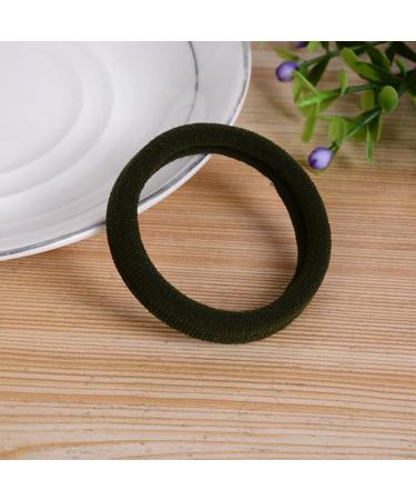 Buy Oyfel Elastic Hair Ties - Black 20-Piece Ponytail Holders for Girls Women Toddlers & Children - Colorful Spiral Hair Bands - Buy Online on GoSupps.com