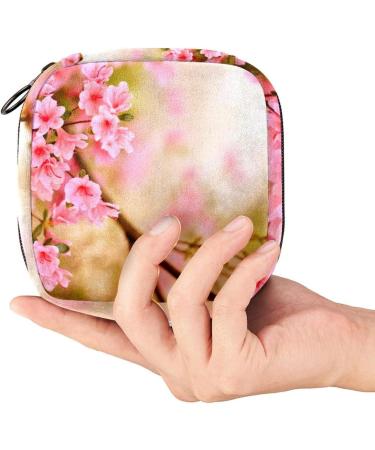 Buy Stylish Storage Bags for Women's Bandages & Menstrual Cups | Spring Flower Designs | Portable & Convenient - Buy Online on GoSupps.com