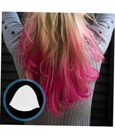 PLAFOPE Silicone Highlighter Cap Caps Hair Highlighting Kit Hair Highlighting Hat Dyeing Color Cap Salon Silicone Cap Silicone Hair Salon Cap Hair Highlight Hat Dye Cap White - Buy Online on GoSupps.com