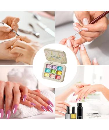 Gel D grad Ensemble de 9 Couleurs Tapoter avec D grad Solide | Art Manicure Soin Beaut Arc-en- Longue Dur e pour Vacances Printemps t  - Buy Online on GoSupps.com