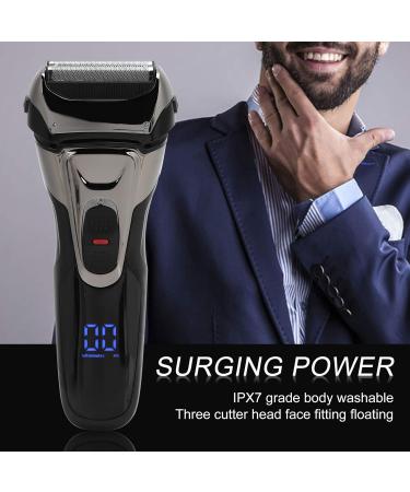 Buy Cordless USB Charging Waterproof Electric Shaver - Portable Beard Trimmer Razor for Home & Salon Use - Buy Online on GoSupps.com