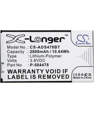 FITHOOD Battery Replacement for ADT Command - 2800mAh/3.8V | International Shipping Available - Buy Online on GoSupps.com