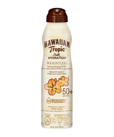 Hawaiian Tropic Silk Hydration Weightless Spf 50+ Clear Spray 170 grams