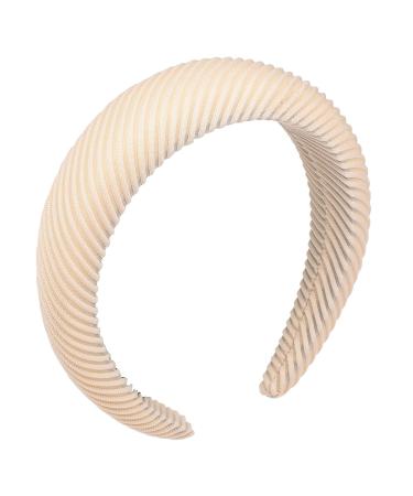 MFUOE Soft Sponge Headbands Thicken Stripes Headband Headband Wide Non Slip Hair Band for Face Washing Makeup and Outdoor Hair Accessories