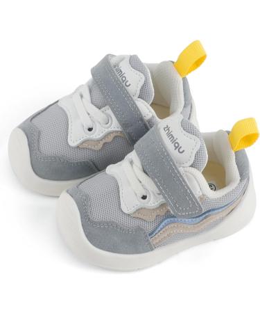 LACOFIA Baby Girls First Walkers Toddler Sneaker Anti-Slip Shoes - Size 5 UK Child (Gray) - Buy Online on GoSupps.com
