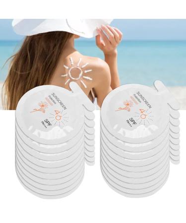 Sun protection cream 3 ml x 20 bags SPF46+ moisturizing travel sunscreen waterproof sweatproof refreshing sun protection moisturizing lotion with high sun protection