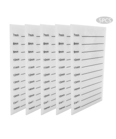Weimob 5 Pieces Eyelash Palette Set - Scale & Storage Box Disposable Eyelash Palettes for Easy Use - Buy Online on GoSupps.com