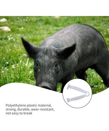 16 Pack Artghjl Umbilical Cord Clamps for Piglets Lambs Goats Puppies & Kittens - One-Way Plastic Clips for Pets | Ideal for Farm & Ranch Use - Buy Online on GoSupps.com