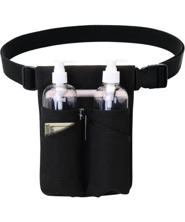 Professional Massage Therapist Holster with Adjustable Belt - Massage Bottle Lotion and Oil Storage - Black (YR-XJ-2KD - Buy Online on GoSupps.com