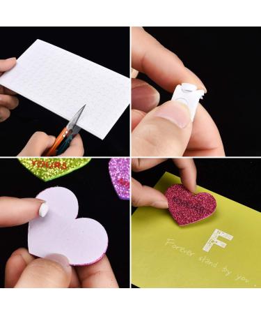 2400 Pieces Foam Dots Dual-Adhesive 3D Foam Tapes Foam Pop Dots Adhesive Mount for Craft DIY Art or Office Supplies  12 Sheets  Round (0.24 Inch) - Buy Online on GoSupps.com