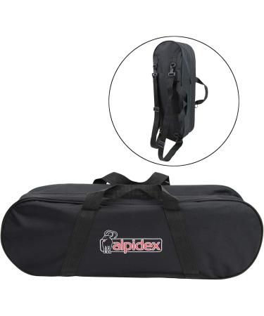 ALPIDEX Snowshoes for Men & Women - Lightweight Aluminum Frame Ratchet Binding Carrying Bag Size 36 to 135 kg - Black/Red - Buy Online on GoSupps.com