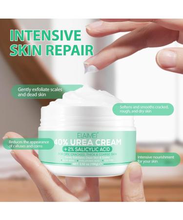 Urea Foot Cream 40 Percent for Feet Cracked Heel Repair Cream for Cracked Heels and Dry Skin Deep Moisturizing Urea Cream Callus Remover Nourishes Soften for Feet Knees Hand - Buy Online on GoSupps.com