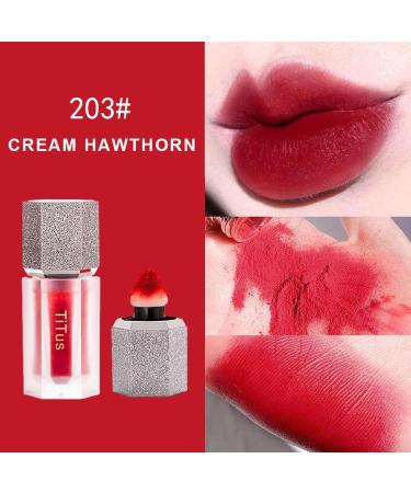 Long Lasting Lipstick Velvet Lip Gloss Portable Nonstick Makeup Lipstick with Color Development Easy to Push Away Teksome 203 - Buy Online on GoSupps.com