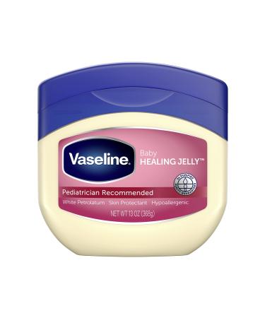 Vaseline Petroleum Jelly Baby Skincare Treats Dry Skin and Prevents Chaffed Skin from Diaper Rash Protective & Pure Hypoallergenic and Gentle on Skin 13 oz