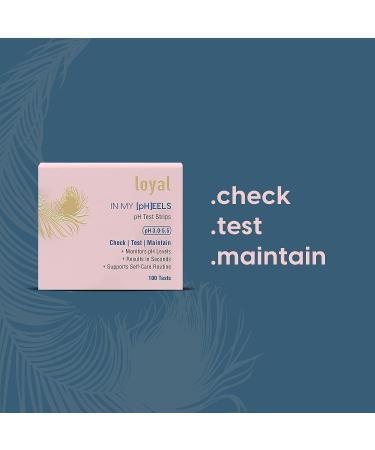 Loyal in My PH EELS Feminine pH Test Strips 3-5.5 - 100 Tests | Fast Results for pH Level Monitoring and Self-Care Routine - Buy Online on GoSupps.com
