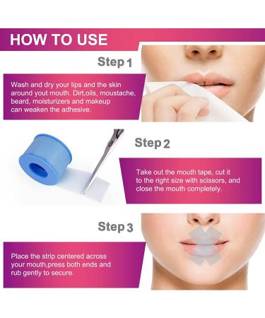 Mouth Tape for Sleeping - Stop Mouth Breathing & Improve Nose Breathing for Better Sleep - 1 Roll by 144 - Buy Online on GoSupps.com
