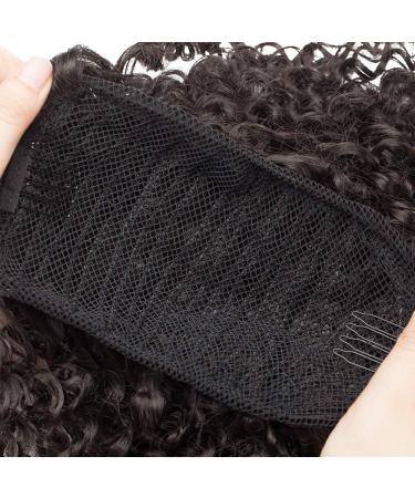 Afro Black Kinky Curly Ponytail Extension Hair Bun With 2 Clips Short Afro Curly Extensions Synthetic Afro Puff Drawstring Ponytail For Black Women Natural Black - Buy Online on GoSupps.com