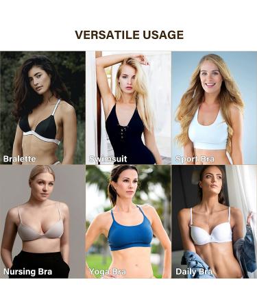 Bra Pads Inserts 3 Pairs - Nimiah Sewn Edges A/B C/D D/E Cup Sizes | Beige Black White Options | Small-Medium Size - Buy Online on GoSupps.com