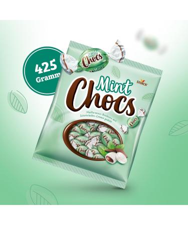Buy Mint Chocs 425g - Delicious Peppermint Candies with Chocolate Cream Filling - International Shipping Available - Buy Online on GoSupps.com