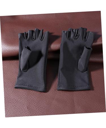 FRCOLOR 5 Pair Miss summer sun protection apparel nail manicure half-finger gloves gloves sun protection gloves for women Anti-UV fingerless gloves thin section Fingerless - Buy Online on GoSupps.com
