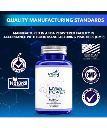 Vital-J Empowering 21-in-1 Liver Support Supplement Liver Cleanse Detox & Repair - W/Milk Thistle Zinc Beetroot & Artichoke Choline & Dandelion Root for Digestion & Immunity - 60 Capsules - Buy Online on GoSupps.com