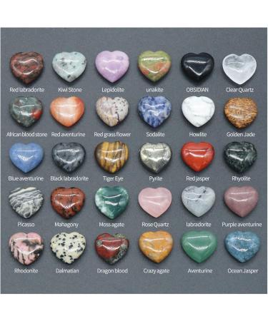 Natural Crystal Rough Natural Crystal Rough 2PCS Natural Rose Quartz Crystal Love Heart Home Decoration ChakraReiki Gemstone Agate Specimen Pecimen Gift Exorcise Evil Spirits Money Drawing (Color : L 20X20X8mm Zebra Stone - Buy Online on GoSupps.com