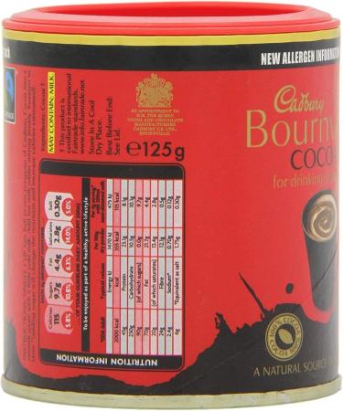 Cadbury - Cocoa powder - set of 2 boxes of 125 g - Buy Online on GoSupps.com