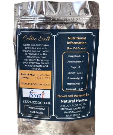 Generic Celtic Sea Salt Coarse Grain Hand Harvested Organic with 84 Minerals 1.2 lbs - Buy Online on GoSupps.com