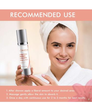 STRETCH MARK REMOVER - SCARS BODY LOTION - Firming Body Lotion Infused with Essential Oils and Extracts to Improve the Appearance of Scars Stretch Marks and Uneven Skin Tone - 50 ml - Buy Online on GoSupps.com