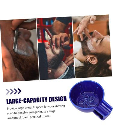 Fomiyes Ceramic Shaving Bowl for Men - Black Container Perfect for Blue Soap & Clean Shave Accessories - Buy Online on GoSupps.com