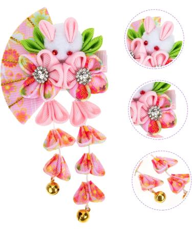 FRCOLOR Hanfu Hairpins Kimono tassel bell hair accessory Japanese style hair clip tassel kimono hair clip traditional japanese hairpin Bunny Clips Vintage s bride alloy Asia Hair - Buy Online on GoSupps.com