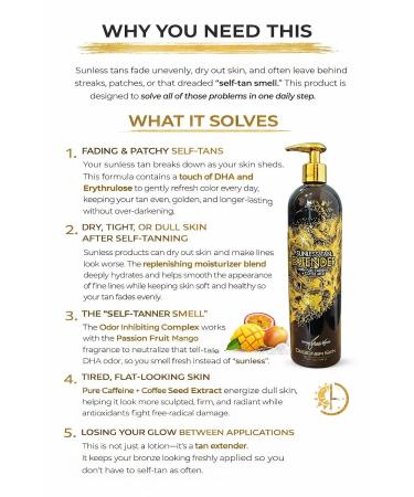 Designer Skin Faux Natural Sunless Tan Extender 16 ounces - Buy Online on GoSupps.com