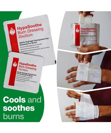 HypaSoothe Medium Burns First Aid Kit - Fully Stocked in Vinyl Wallet - Buy Online on GoSupps.com