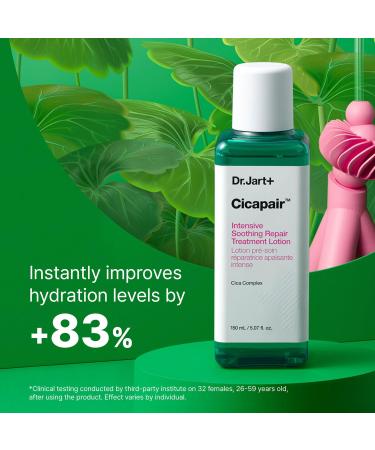 Dr.Jart+ Cicapair Intensive Soothing Repair Treatment Liquid - Hydrating Toner for Redness Reduction | Korean Skin Care 5.07 fl oz - International Shipping Available - Buy Online on GoSupps.com